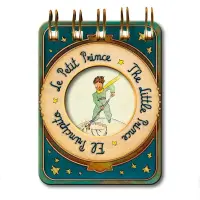 Märkmeplokk spiraalköites LE PETIT PRINCE Etoiles, 60x80 mm, kõvad kaaned, türkiis