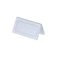 Nimesildialus lauale Durable 52/104 x 100mm, jäik PVC