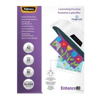 Lamineerimistaskud Fellowes A3, 80mic, 25tk