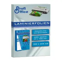 Lamineerimistasku A5, 154x216, 2x 100 mic, 100 tk