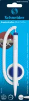 Kliendipastapliiats Schneider Klick-Fix-Pen 1.0mm korpus valge/tint sinine