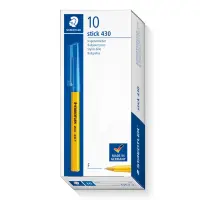 Pastapliiats Staedtler Stick 430  F, sinine (kogus 2 tükki) – pilt 5