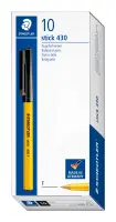 Pastapliiats Staedtler Stick 430 F, must (kogus 2 tükki) – pilt 5