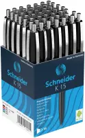 Pastapliiats Schneider K15 1.0mm korpus must/tint must (kogus 5 tükki) – pilt 5