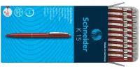 Pastapliiats Schneider K15 1.0mm korpus punane/tint punane (kogus 5 tükki)