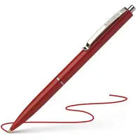 Pastapliiats Schneider K15 1.0mm korpus punane/tint punane (kogus 5 tükki)