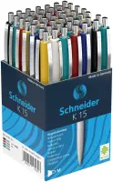 Pastapliiats Schneider K15 1.0mm korpus assortii/sinine (kogus 5 tükki) – pilt 2