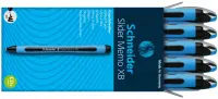 Pastapliiats Schneider Slider Memo XB 1.4 mm sinine korpus , must tint – pilt 13