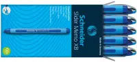 Pastapliiats Schneider Slider Memo XB 1.4 mm sinine korpus, sinine tint – pilt 6