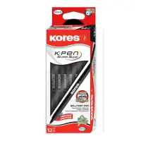 Pastapliiats KORES KOR-M 1,0 mm, must (kogus 2 tükki) – pilt 4