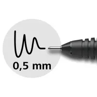Tindipliiats Schneider Xtra 805 0.5mm must (kogus 2 tükki) – pilt 11