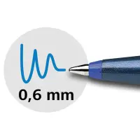 Tindipliiats Schneider Topball 857 0,6 mm sinine (kogus 5 tükki)