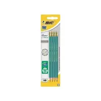 Harilik pliiats BIC Evolution HB, kust-ga, teritatud, 4 tk