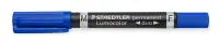 Marker permanentne Staedtler Lumocolor Duo 348, 2-otsaga, sinine