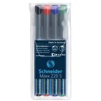 Markerid Schneider 220, S komplekt 4tk, veekindel