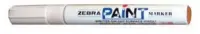 Marker permanentne Zebra Paint 3mm, valge
