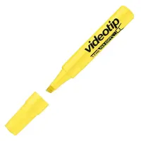 Tekstimarker ICO Videotip, 1-4mm, kollane