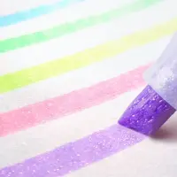 Tekstimarkerite komplekt ZEBRA Kirarich, 5 värvi
