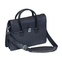 Arvutikott PIERRE NATURE 15", naiste, must nahk