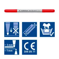 Viltpliiatsid  Staedtler Noris Club 320, 2-otsaga, 12 tk. – pilt 6