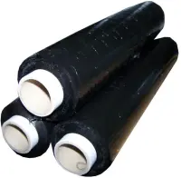 Pakkekile 450mmx270m, 17mic, 2.16kg, must – pilt 2