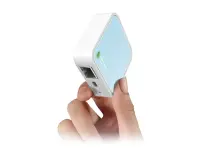 TP-Link TL-WR802N juhtmevaba ruuter Kiire Ethernet Üks sagedusala (2,4 GHz) Sinine, Valge