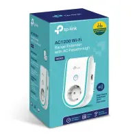 TP-LINK | Extender | RE365 | 802.11ac | 2.4GHz/5GHz | 300+867 Mbit/s | 10/100 Mbit/s | Ethernet LAN (RJ-45) ports 1 | MU-MiMO No | no PoE | Antenna type 2xExternal – pilt 14