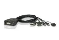 ATEN CS22D KVM-lüliti Must – pilt 5