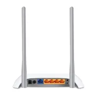 TP-LINK TL-MR3420 juhtmevaba ruuter Üks sagedusala (2,4 GHz) Kiire Ethernet Must, Valge – pilt 2