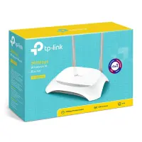 TP-Link TL-WR840N juhtmevaba ruuter Kiire Ethernet Üks sagedusala (2,4 GHz) Hall, Valge – pilt 3