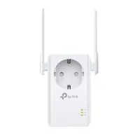 TP-LINK | Extender with AC Passthrough | TL-WA860RE | 10/100 Mbit/s | Ethernet LAN (RJ-45) ports 1 | 802.11n | 2.4GHz | Wi-Fi data rate (max) 300 Mbit/s | Extra socket – pilt 4
