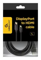 CABLE DISPLAY PORT TO HDMI 1M/CC-DP-HDMI-1M GEMBIRD – pilt 5