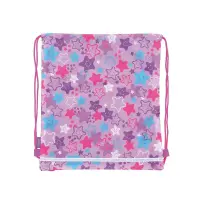 Jalanõudekott SMART SB-01 Funny Stars, 40,5 x 36 cm, lilla