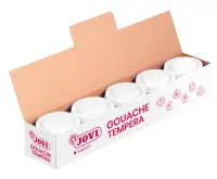 Guaššvärv JOVI, 35ml, valge (kogus 5 tükki) – pilt 2