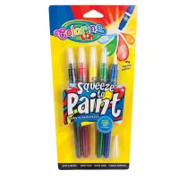 Tuubivärvid Colorino 5 värvi, pintselots