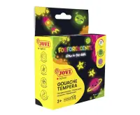 Guaššvärvid JOVI, pimedas helendavad, 4tk x 35ml – pilt 3