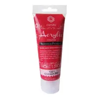 Akrüülvärv Grafitas 1221, vaarikapunane (Crimson Red), 75ml
