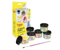 Akrüülvärv JOVI, 6 tk + pintsel – pilt 9