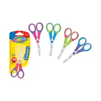 Käärid Colorino Kids 14 cm, kummist käepide