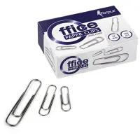 Kirjaklambrid Forpus, 50 mm, 100 tk, nikkel (kogus 2 pakki)