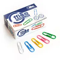 Kirjaklambrid Forpus 26mm, 100tk värvilised (kogus 2 pakki)