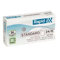 Klambrid Rapid Standard 24/6, 1000 tk (kogus 2 pakki)