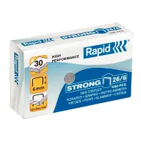 Klambrid Rapid Strong 26/6, 1000 tk (kogus 2 pakki)