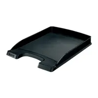 Dokumendisahtel Leitz Plus Slim, must