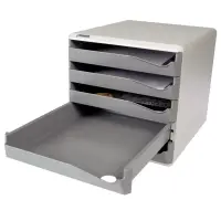 Sahtlikomplekt LEITZ Post Set, 5 sahtlit, helehall