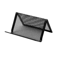 Visiitkaardihoidja Ico, metallvõrk, must