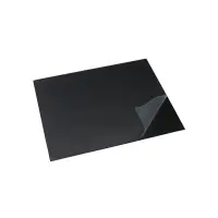 Lauamatt Rillstab 50x65cm, must, läbipaistva pealiskattega