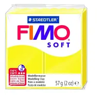 Voolimismass FIMO SOFT 57g, sidrunikollane (kogus 2 tükki)