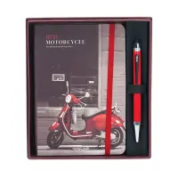 Kaustik+pliiats SCRIKSS Red Motorcycle, kinkekarbis, A6