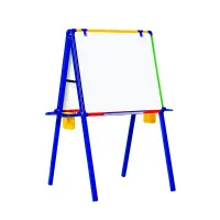 Magnettahvel BI-OFFICE SCHOOLMATE 62x80, kahepoolne, kõrgus 110 cm, jalgadel